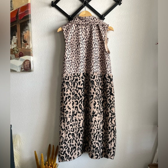 Leopard Print Long Vest XS - Picture 4 of 8